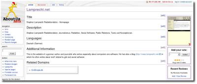 Das Wiki AboutUs