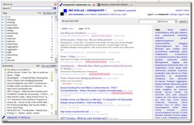 Sidebare des neuen del.icio.us-Plugins