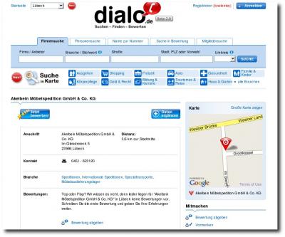 Suche in dialo