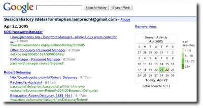 Google History