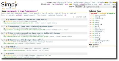 Homepage Simpy