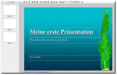 Oberfläche Thumbstacks