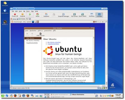 Ubuntu unter SuSE dank VMWare