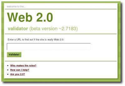Ist es Web 2.0?