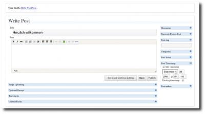 Editor Wordpress.com