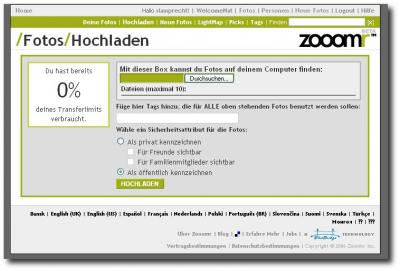Oberfläche Zooomr