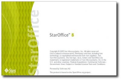 Splashscreen StarOffice 8